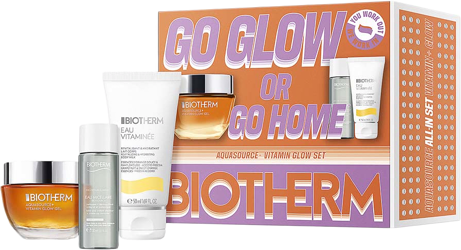 Aquasource+ Vitamin Glow Holiday Set 2026, från Biotherm.