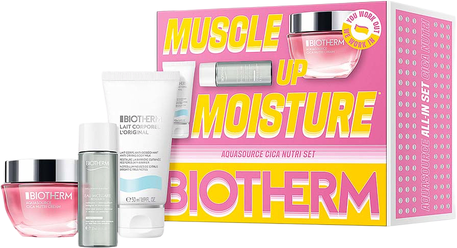 Aquasource Cica Nutri Holiday Set 2026, från Biotherm.
