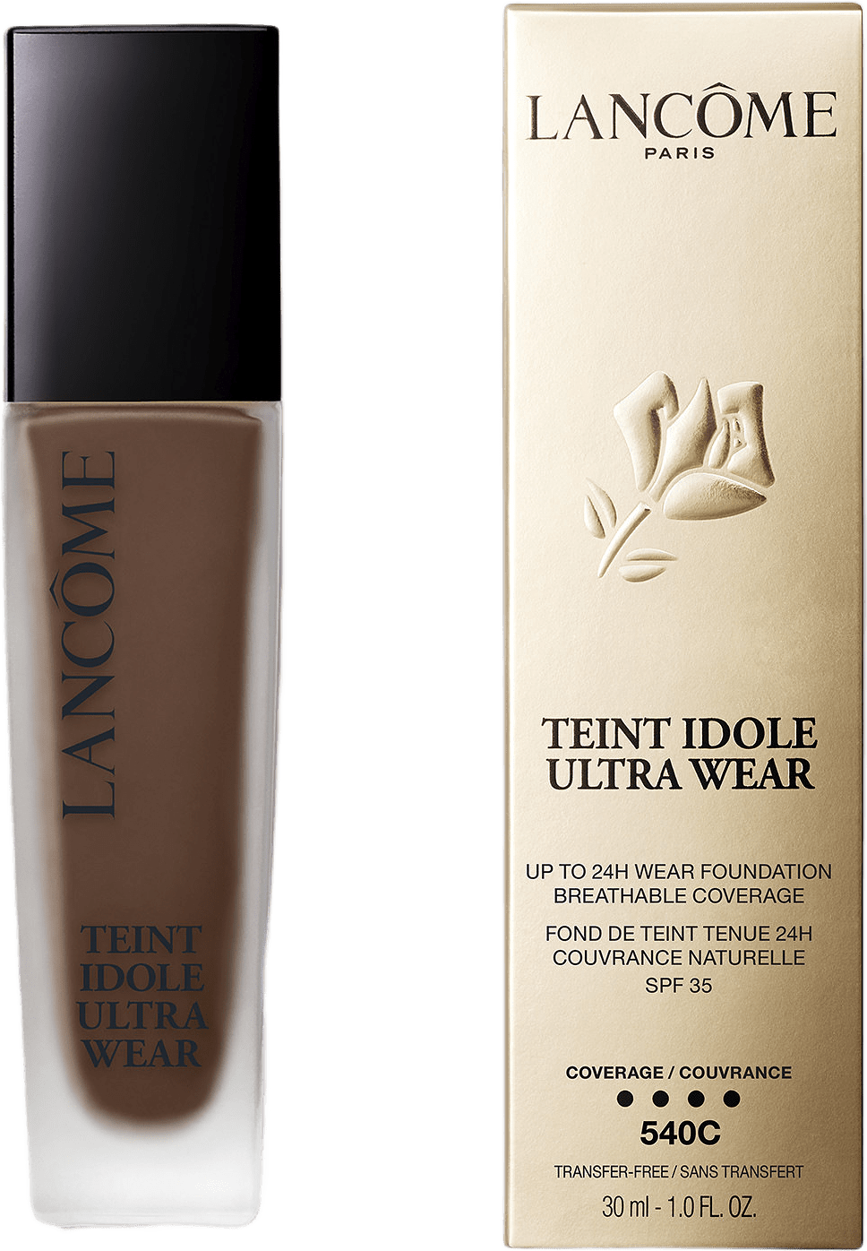 Teint Idole Font de Teint Foundation, från Lancôme, i färgen 540C.