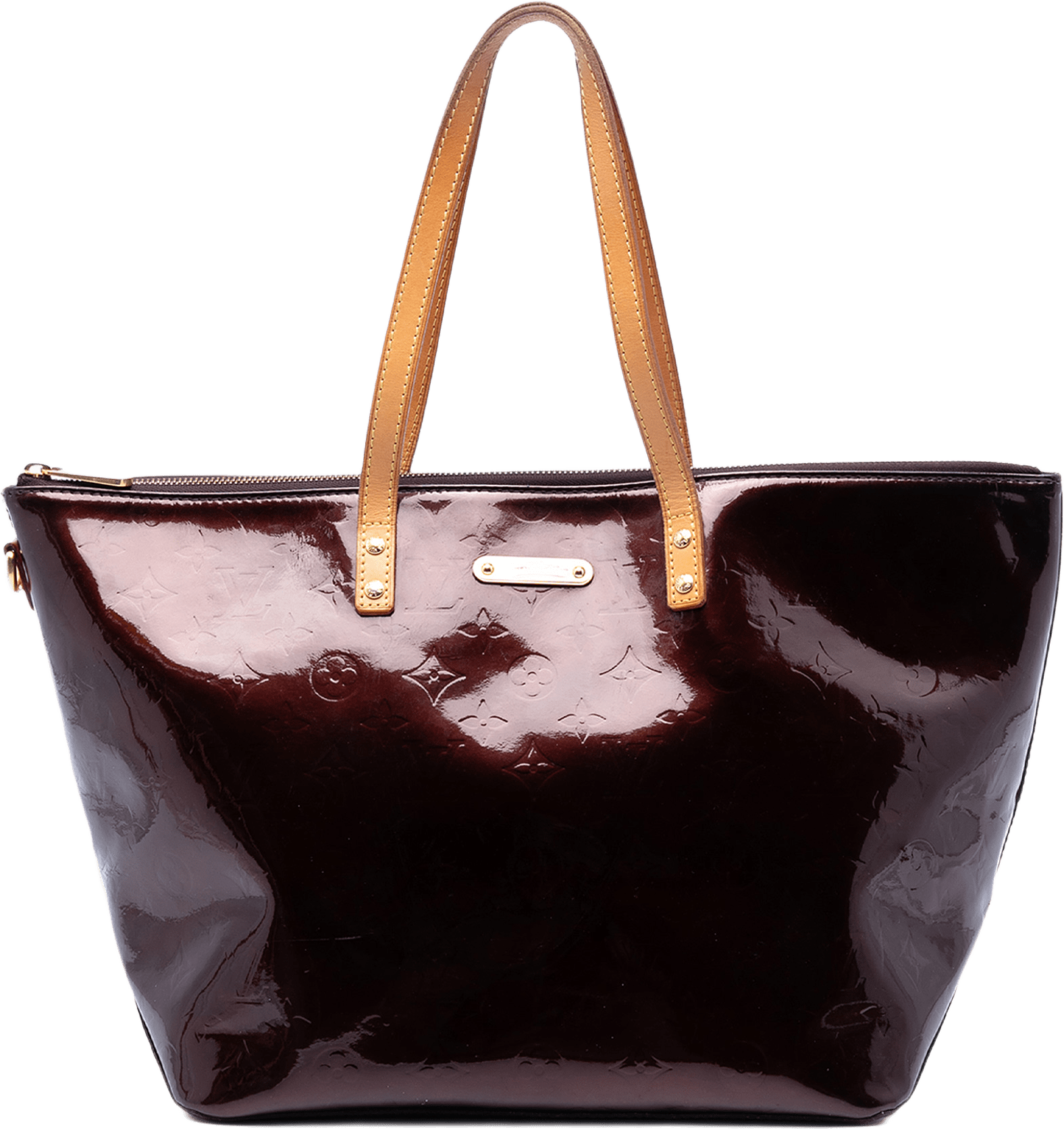 Louis Vuitton Monogram Vernis Bellevue Gm, från Luxclusif, i färgen purple.