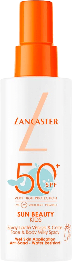 Sun Beauty Kids Milky Body Spray SPF50 High Protection, från Lancaster.