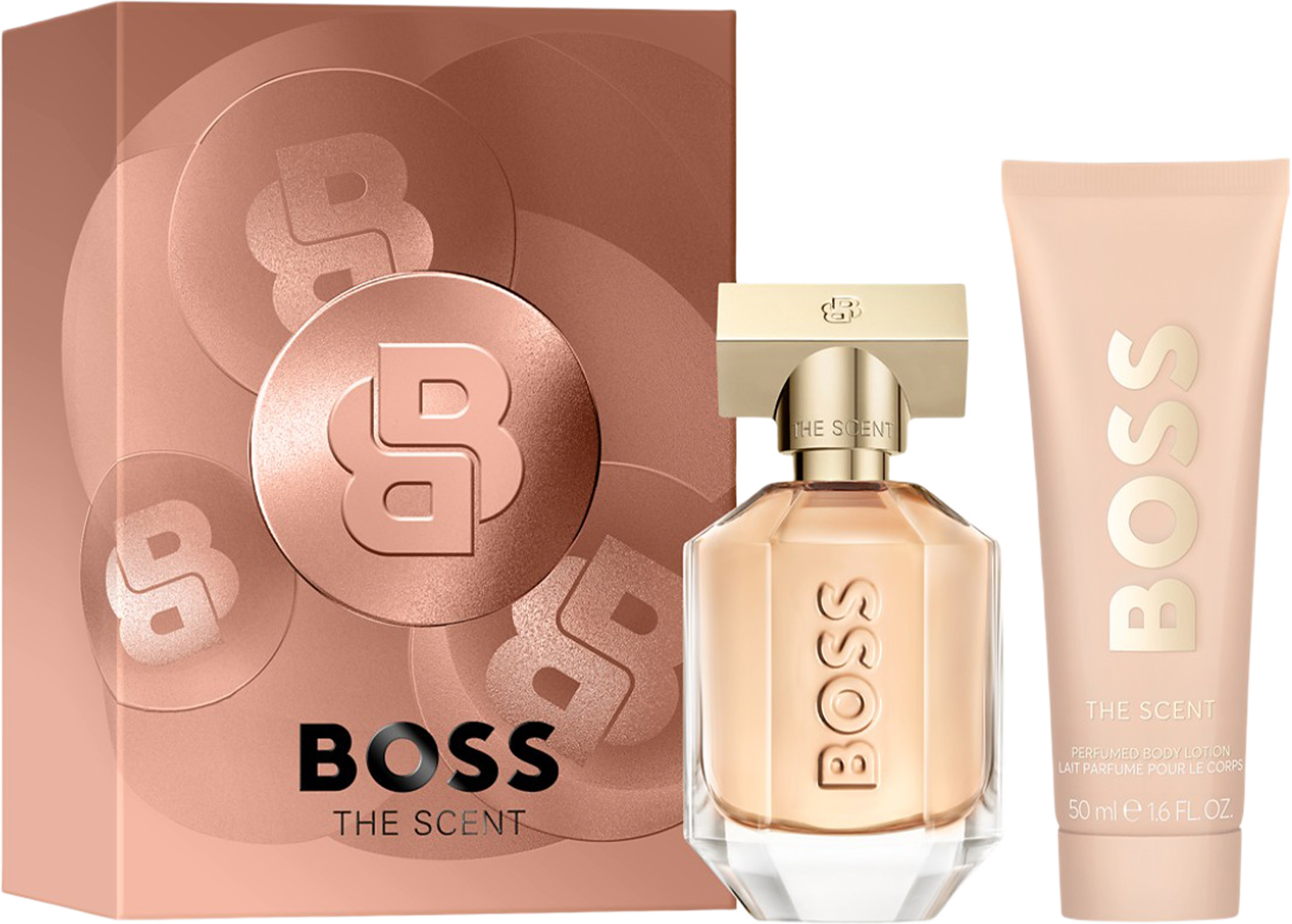Gift Set The Scent For Her EdP + Body Lotion, från HUGO BOSS.