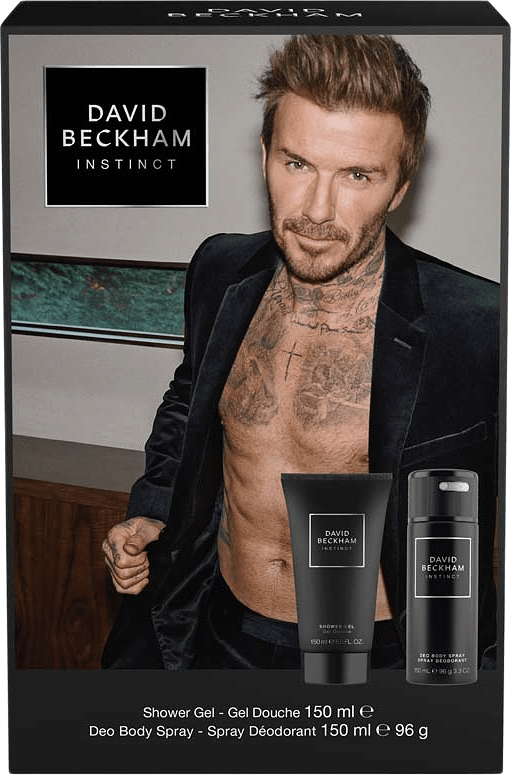Gift Set Instinct Deo Spray + Shower Gel, från David Beckham.