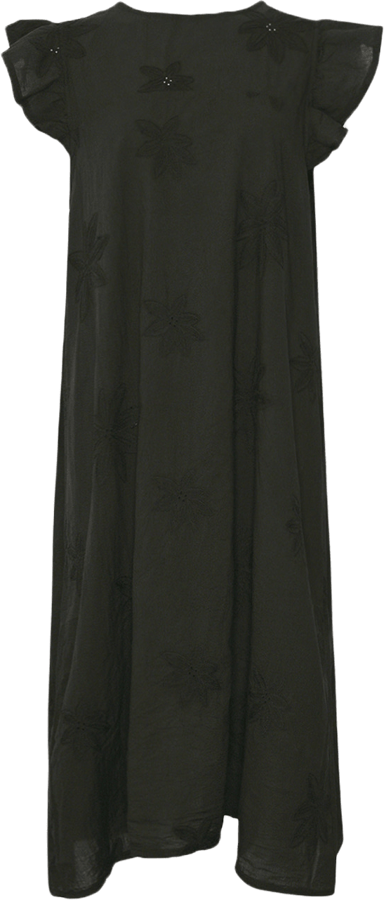 Idahlia, Ss Dress, Cotton - Black