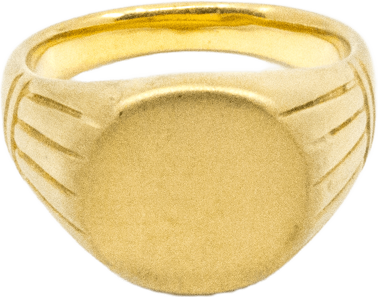 Round Signet Ring