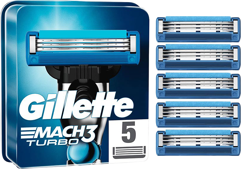 Mach3 Turbo, 5st, från Gillette.