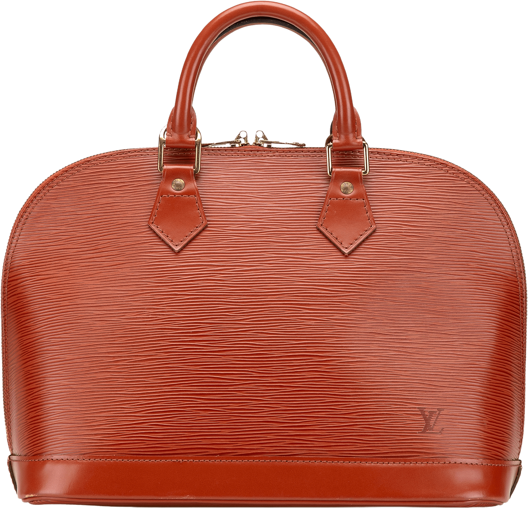 Louis Vuitton Epi Alma Pm, från Luxclusif, i färgen brown.