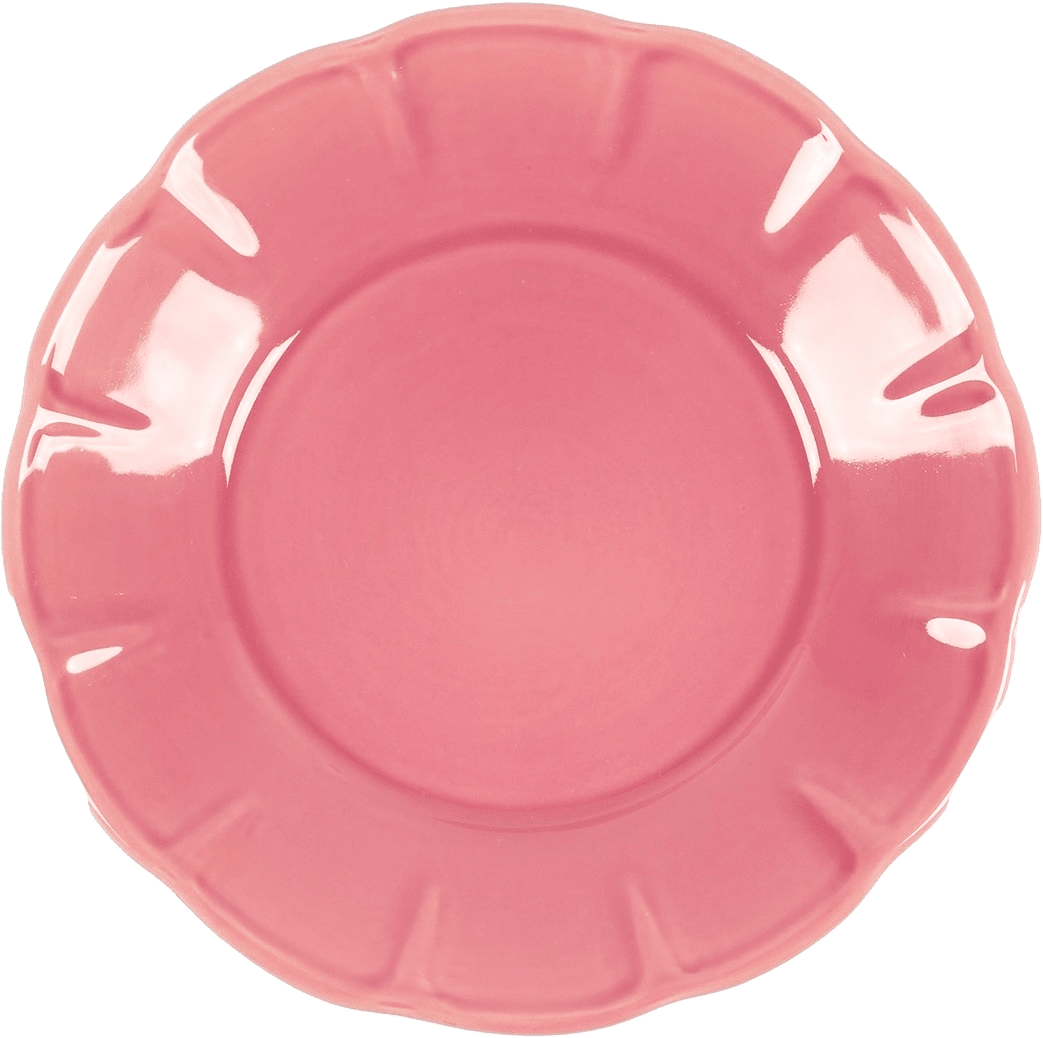 Everyday Charm Tallrik - 27 Cm, från Pick A Poppy, i färgen dark pink.