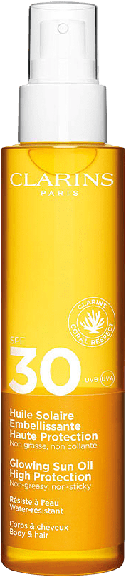 Sun Oil High Protection SPF30 Body & Hair, från Clarins.