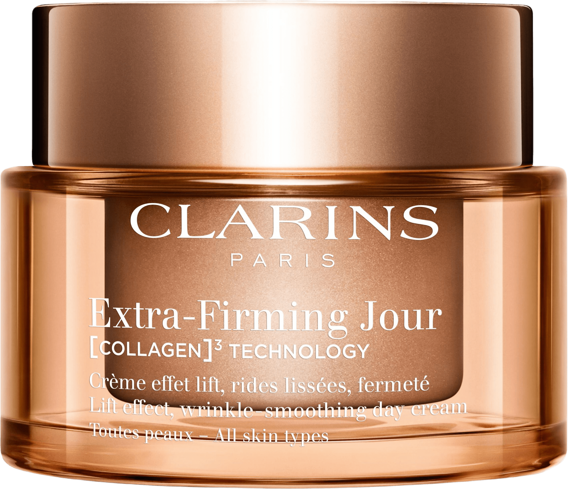 Extra-Firming Jour Lift effect, wrinkle-smoothing day cream All skin types, från Clarins.