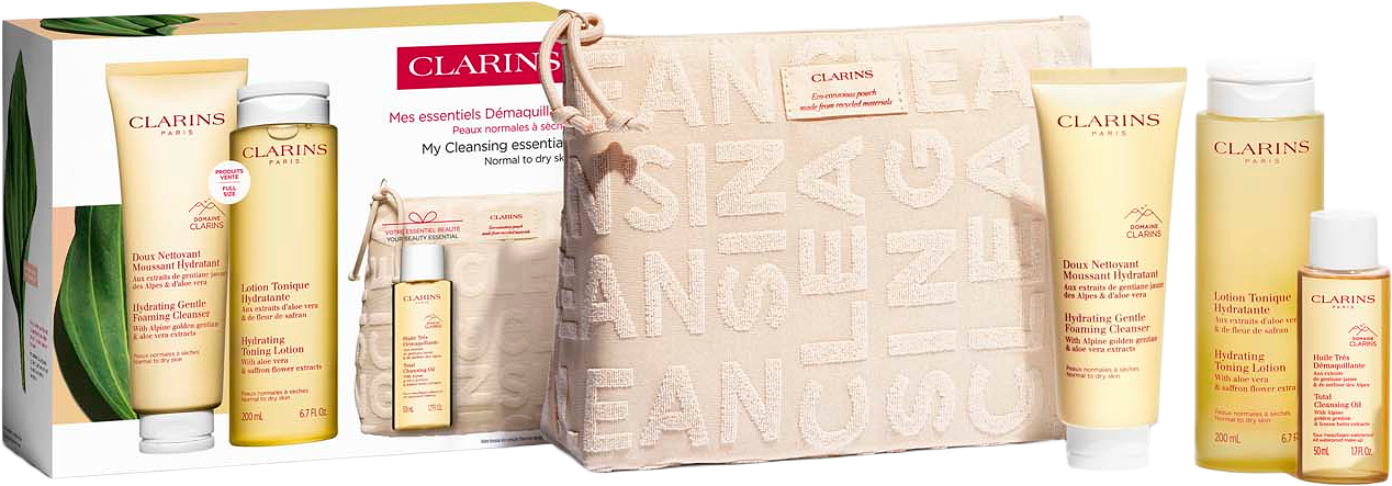 My cleansing essentials, från Clarins.