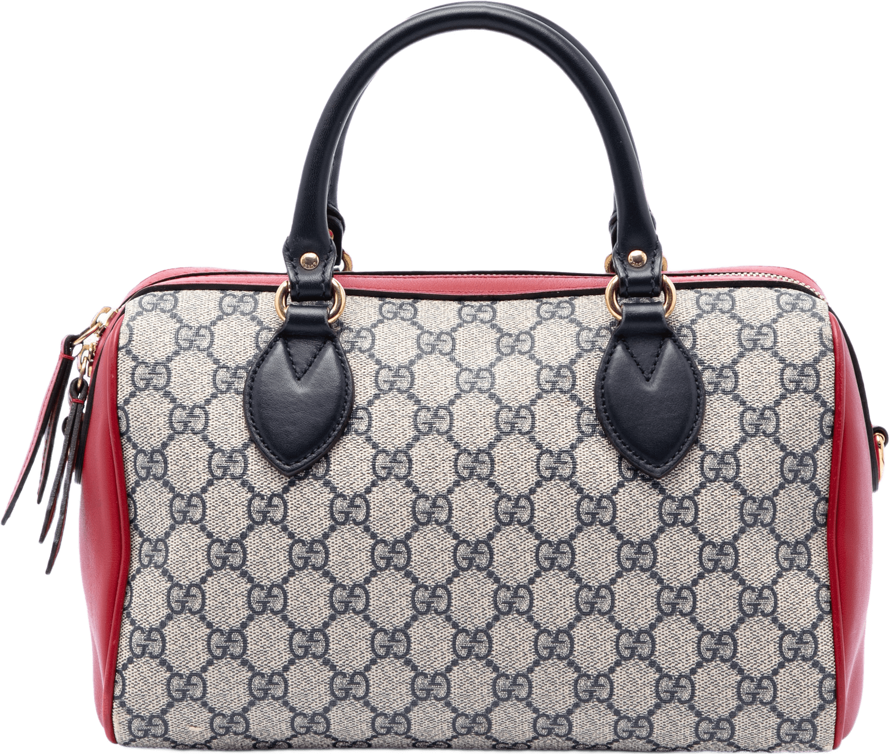 Gucci Small Gg Supreme Boston Bag, från Luxclusif, i färgen beige.