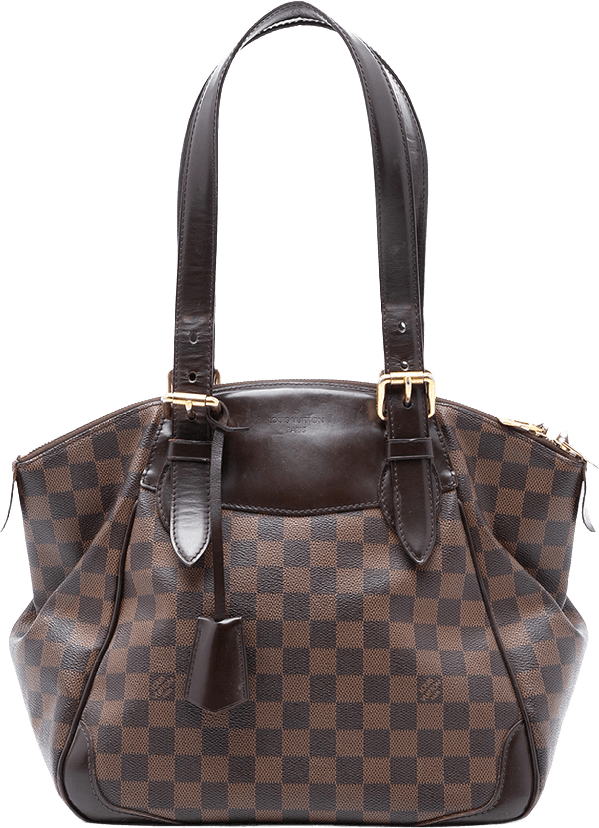 Louis Vuitton Damier Ebene Verona Mm, från Luxclusif, i färgen brown.