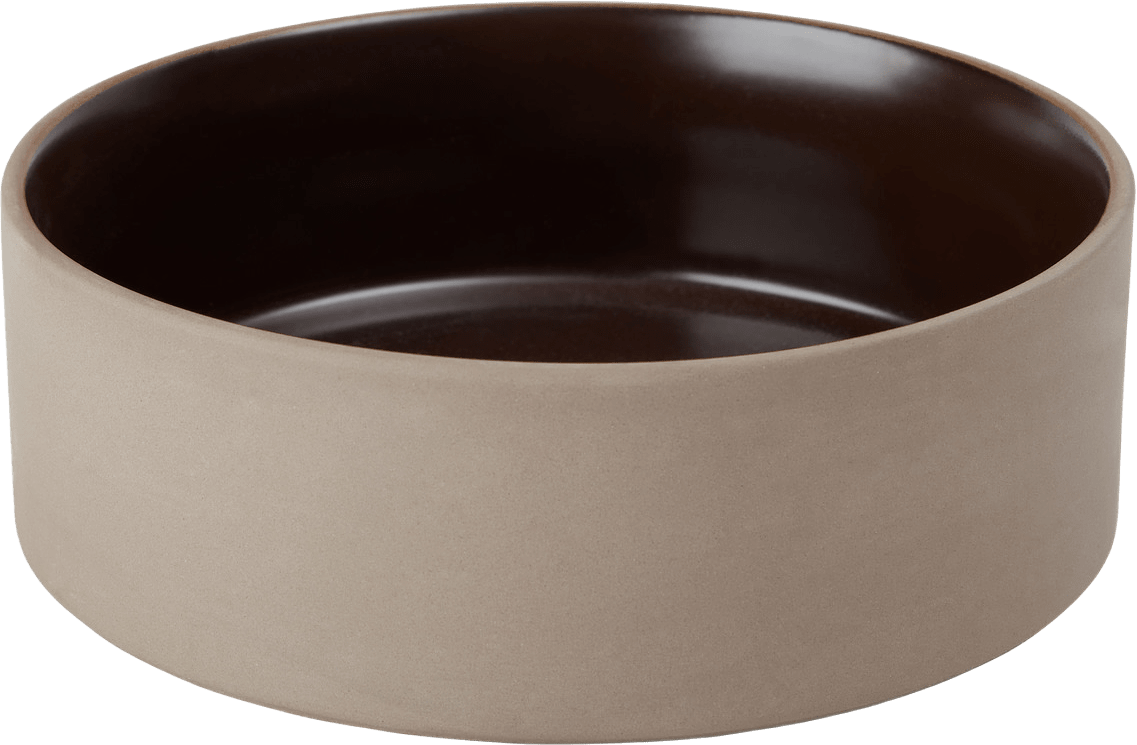 Sia Dog Bowl, från OYOY Living, i färgen choko.