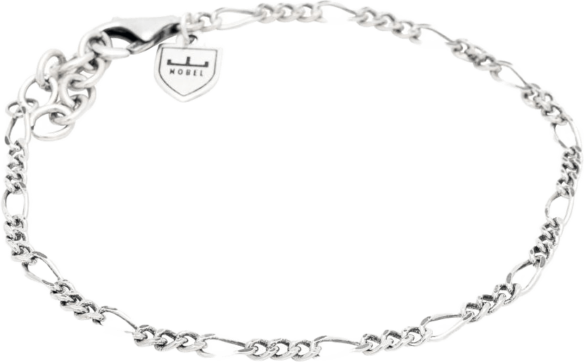 Silverarmband | Figaro 3 Mm | Nobel By Billgren