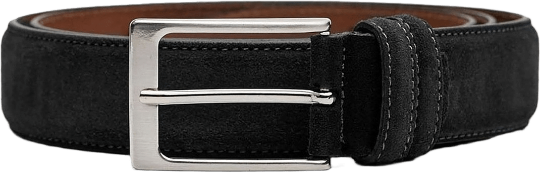 Mocka Bälte Calgary, från John Henric, i färgen black.