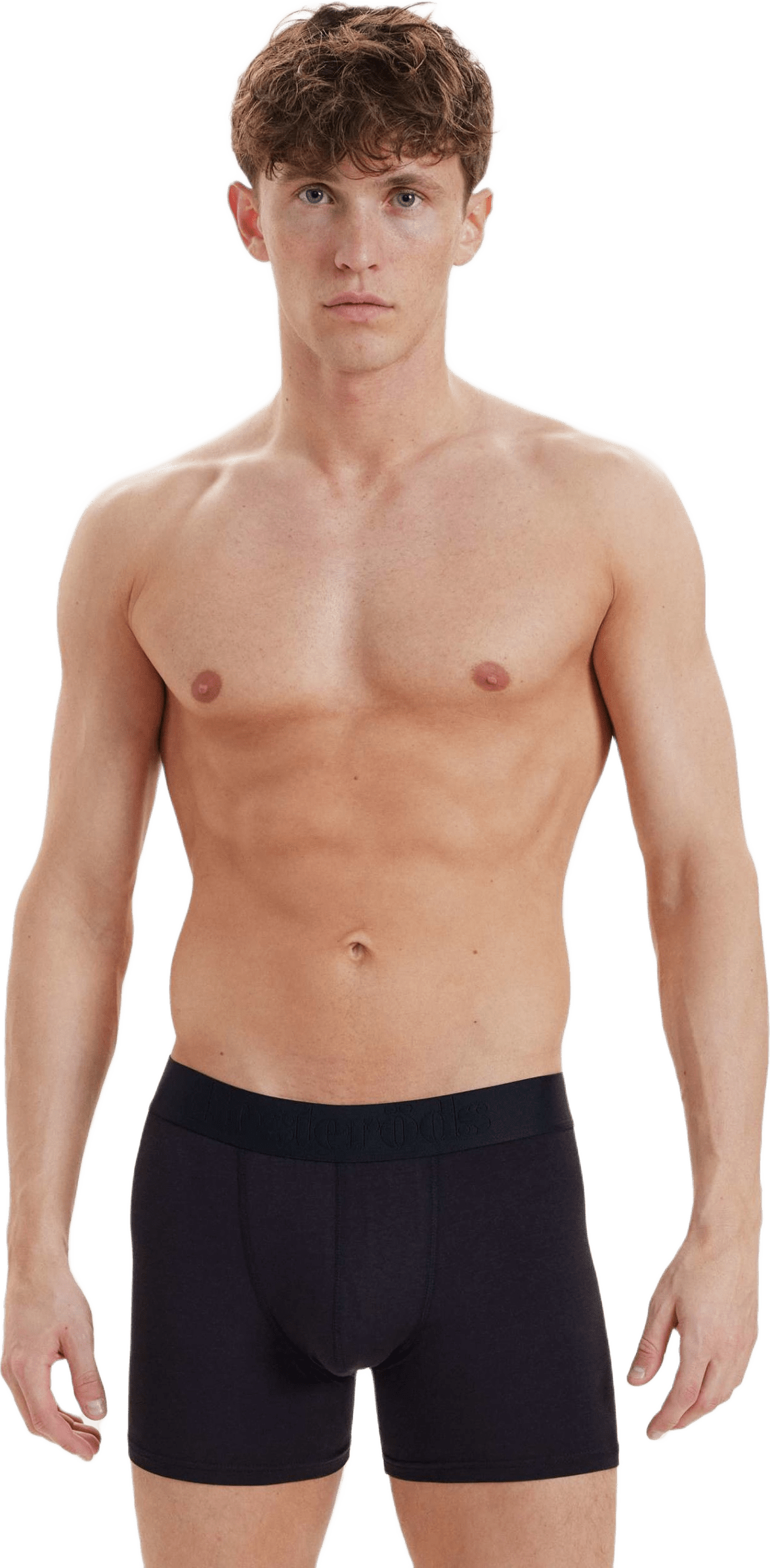 Bambu, Boxer "gunnar", 3-pack, Bordeaux, från Resteröds, i färgen black.