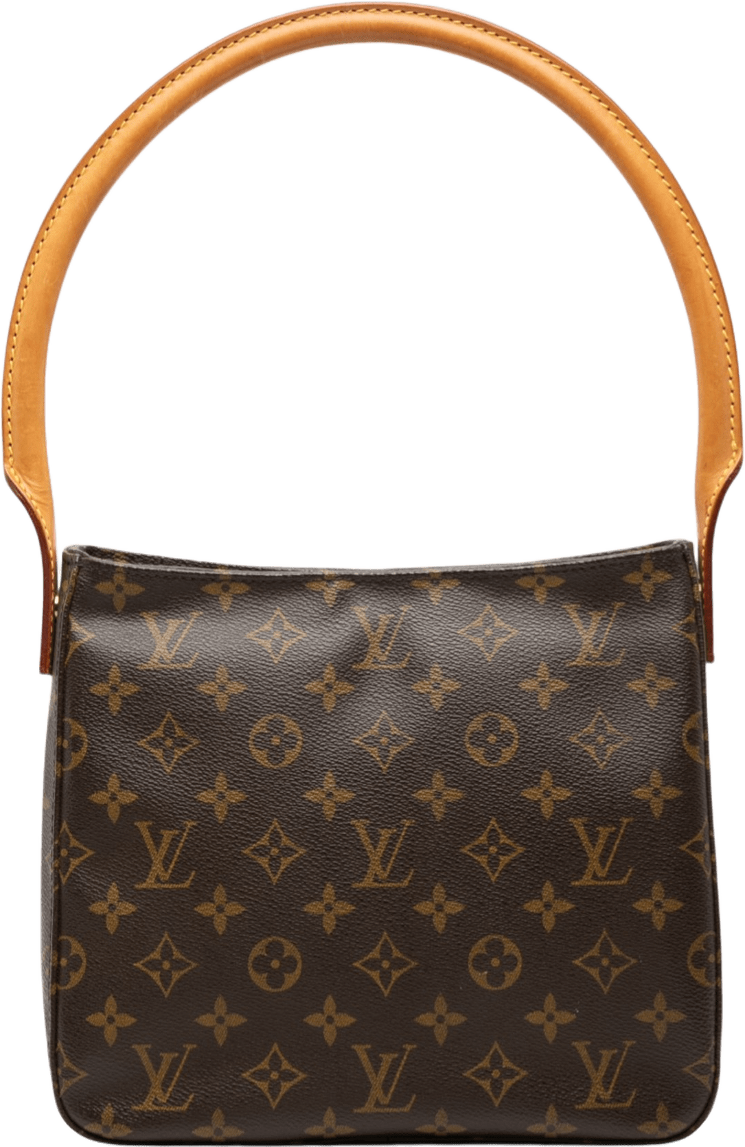 Louis Vuitton Monogram Looping Mm, från Luxclusif, i färgen brown.