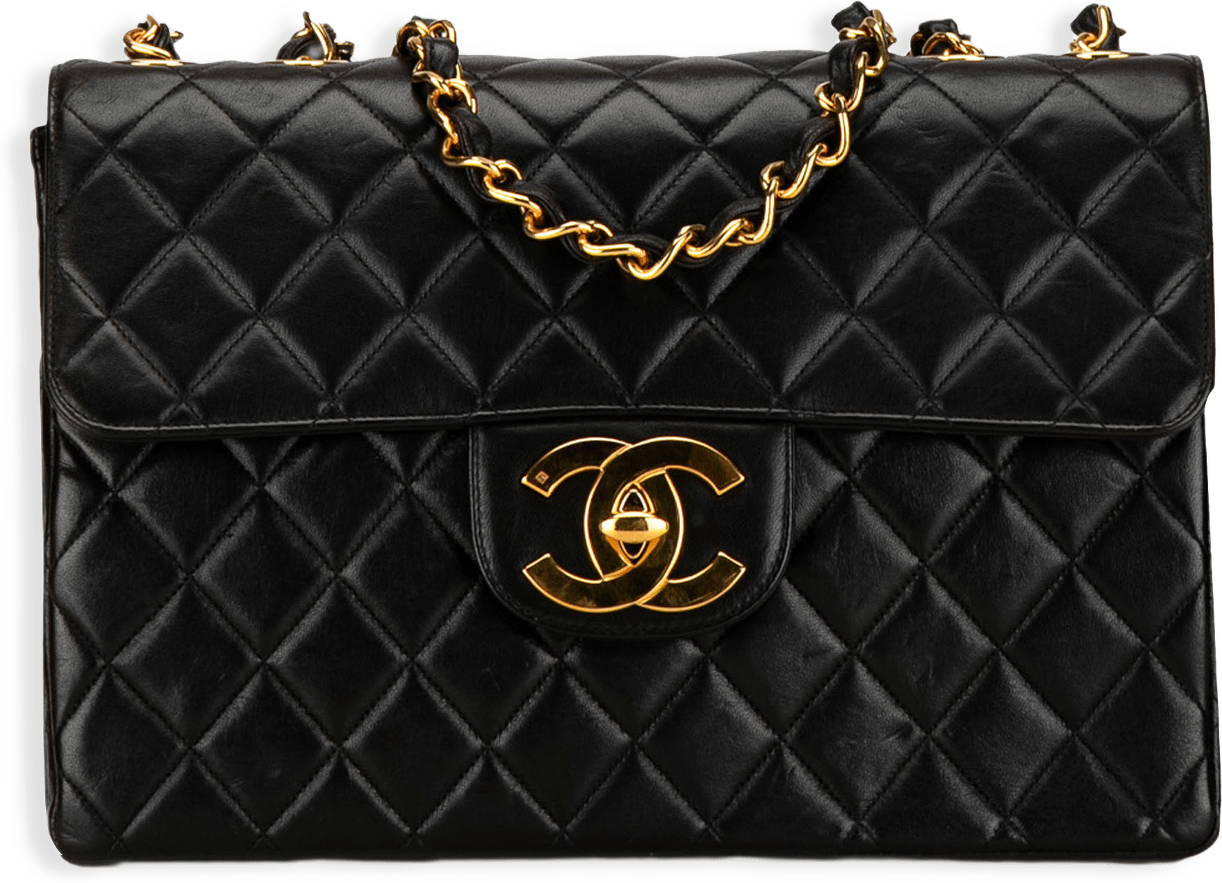 Chanel Jumbo Xl Classic Lambskin Single Flap