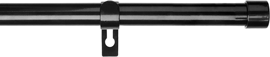 Gardinstång Scala Set Ø 19 mm, från Kirsch, i färgen Black.