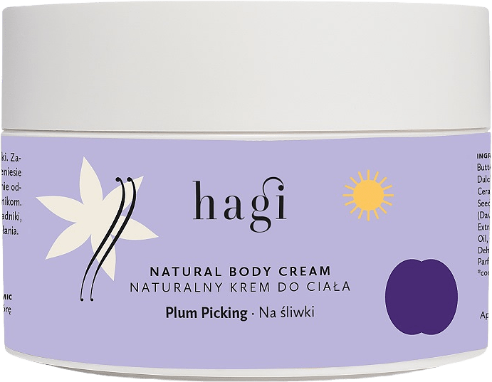 Natural Body Cream Plum Picking