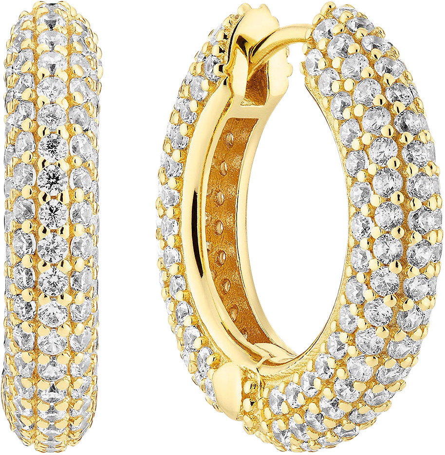 Örhänge Carrara Grande, från Sif Jakobs Jewellery, i färgen gold.