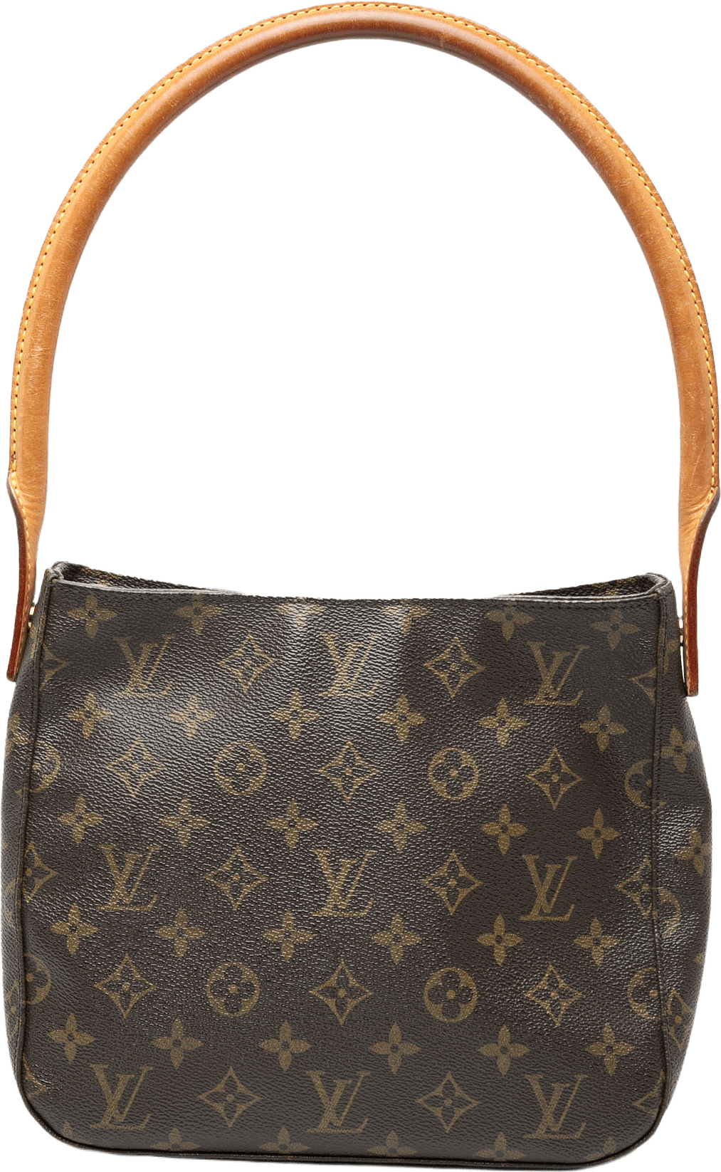 Louis Vuitton Monogram Looping Mm, från Luxclusif, i färgen brown.