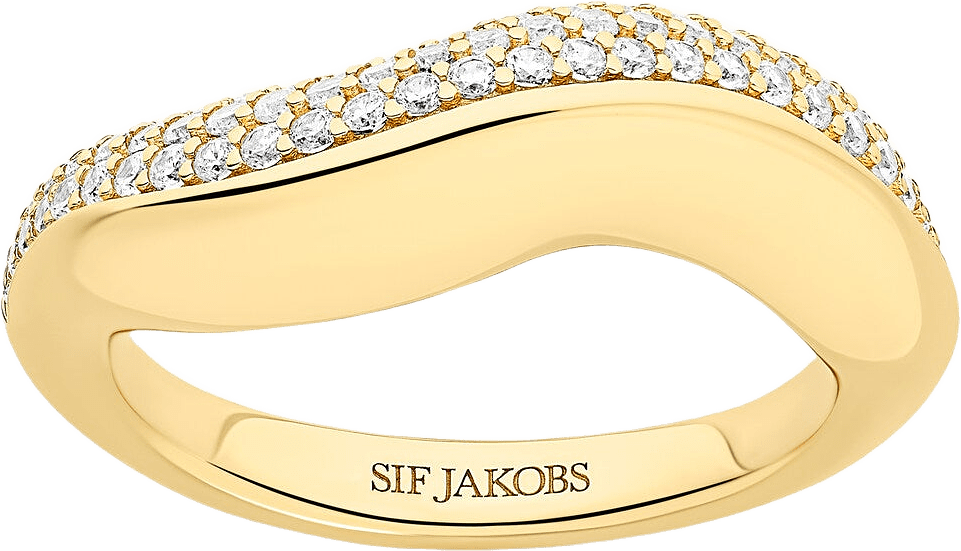 Ring Glorenza, från Sif Jakobs Jewellery, i färgen gold.