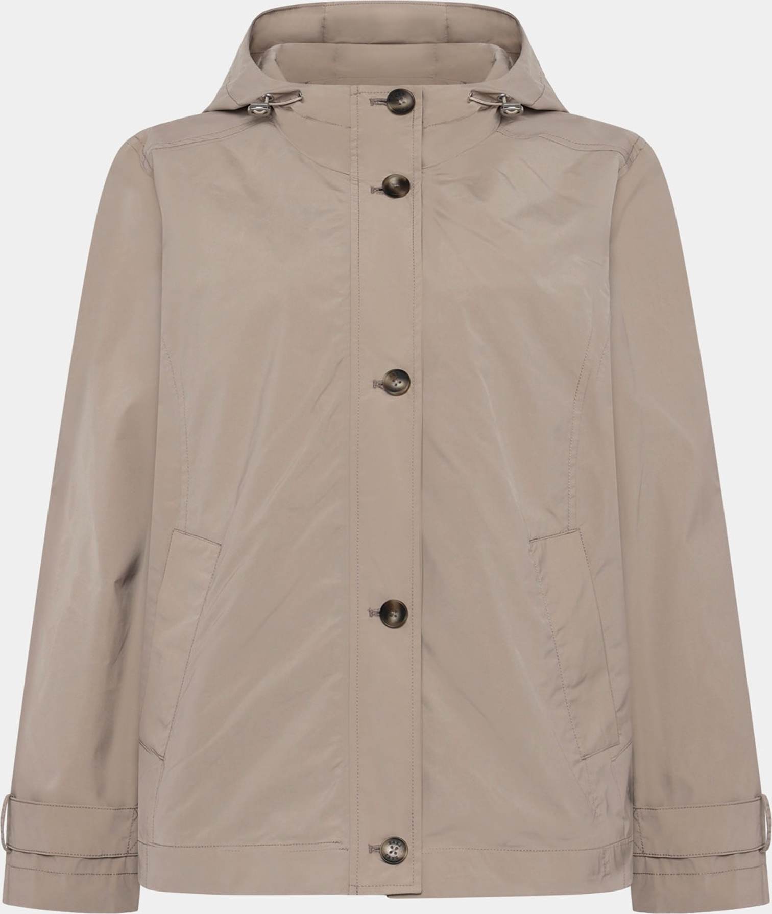 Celia Coat, från Saki, i färgen taupe.