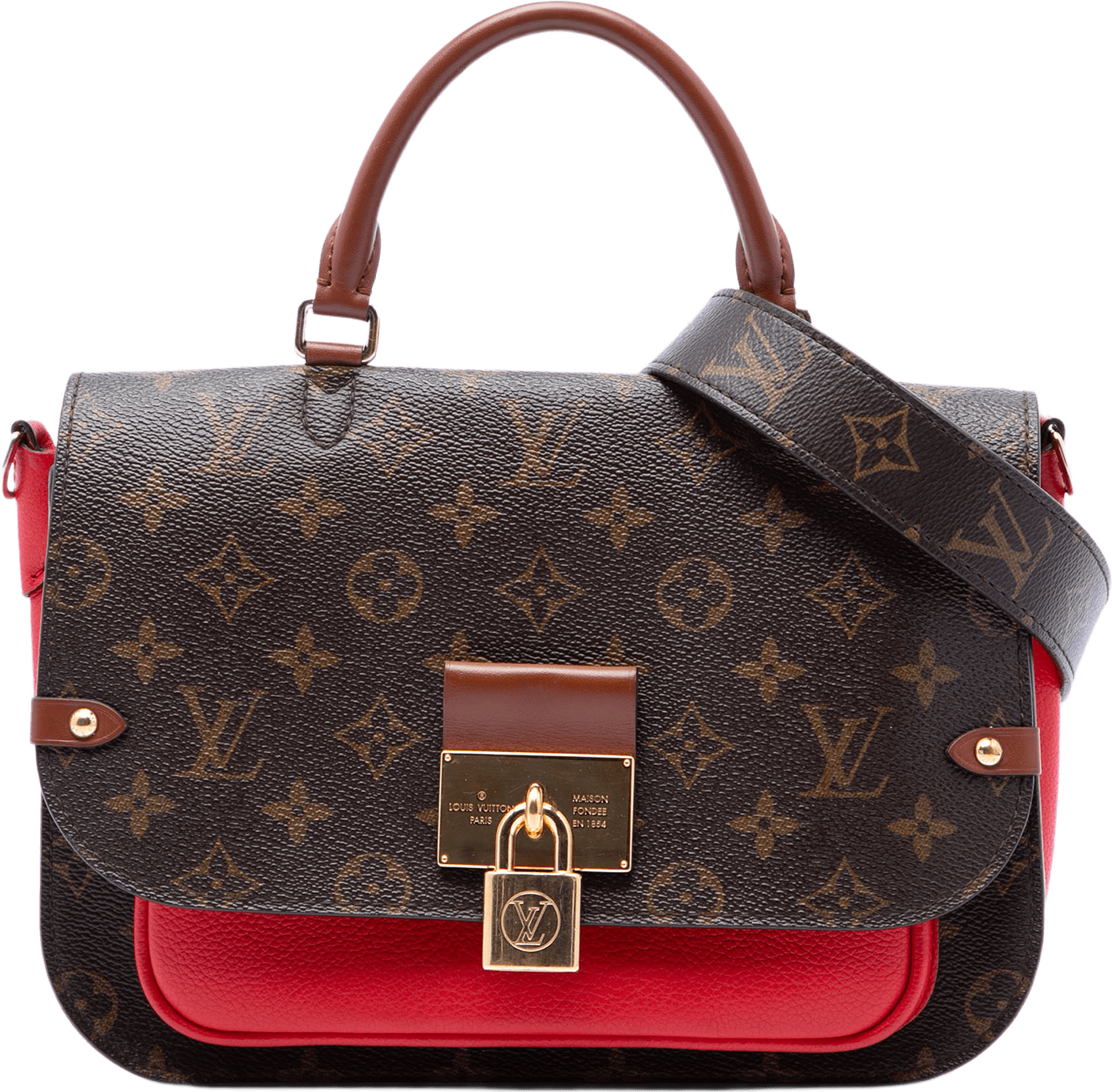 Louis Vuitton Monogram Vaugirard, från Luxclusif, i färgen brown.