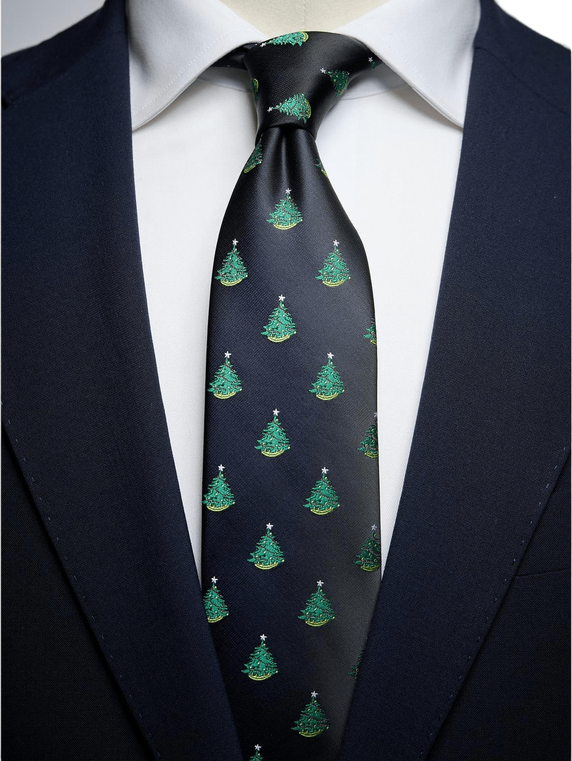 Christmas Tree Tie, från John Henric, i färgen blue.