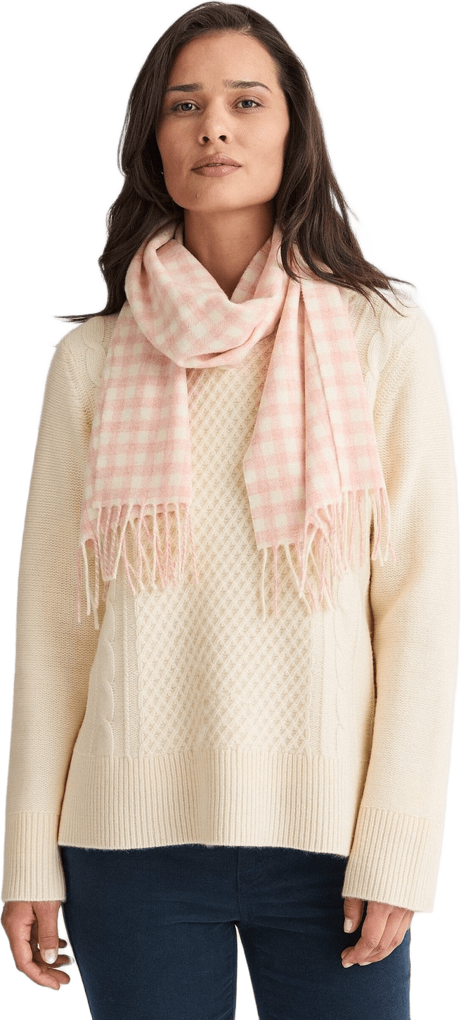 Ullscarf Bardot, från Newhouse, i färgen ljusrosa.