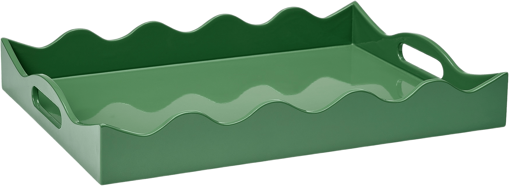 Scallop Lackbricka - 30x40 Cm, från Pick A Poppy, i färgen green.
