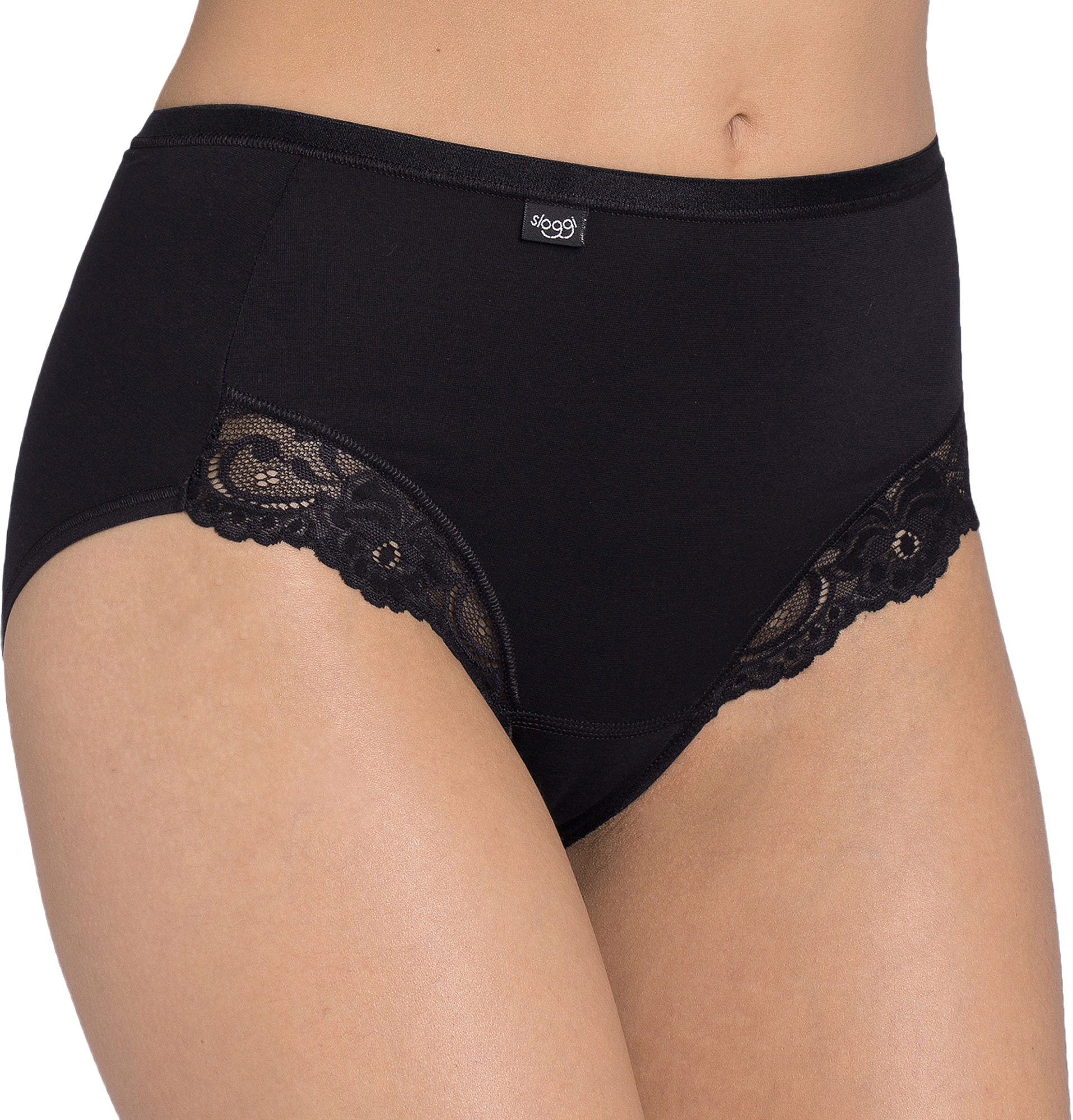 Romance Maxi, från Sloggi, i färgen Black.