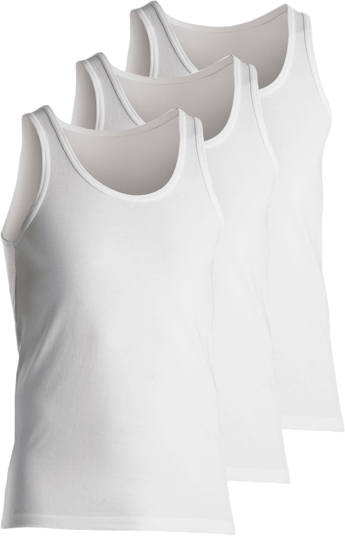 Tank Top - Ekologisk Bomull, från Dovre, i färgen white.