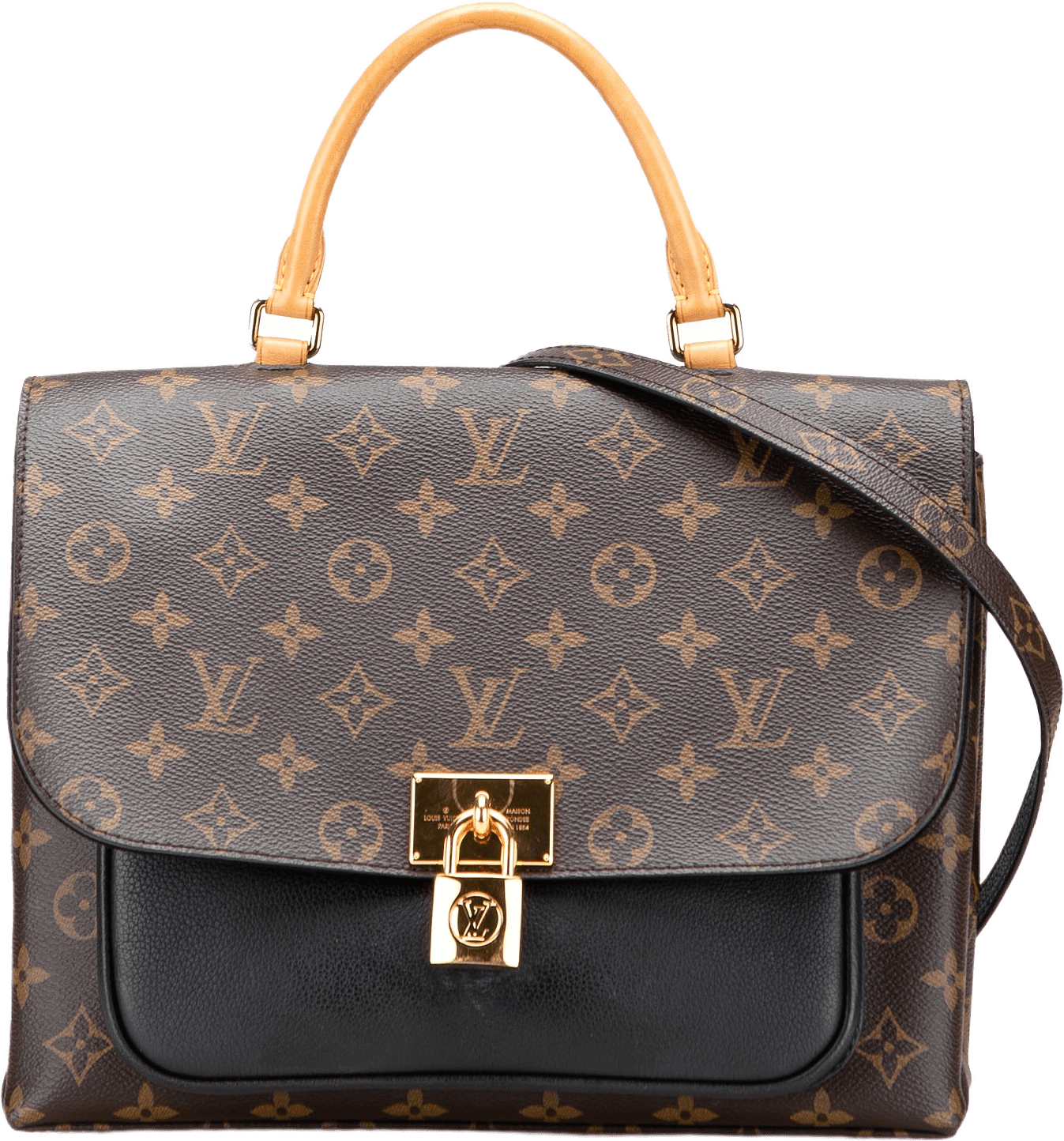 Louis Vuitton Monogram Marignan, från Luxclusif, i färgen brown.