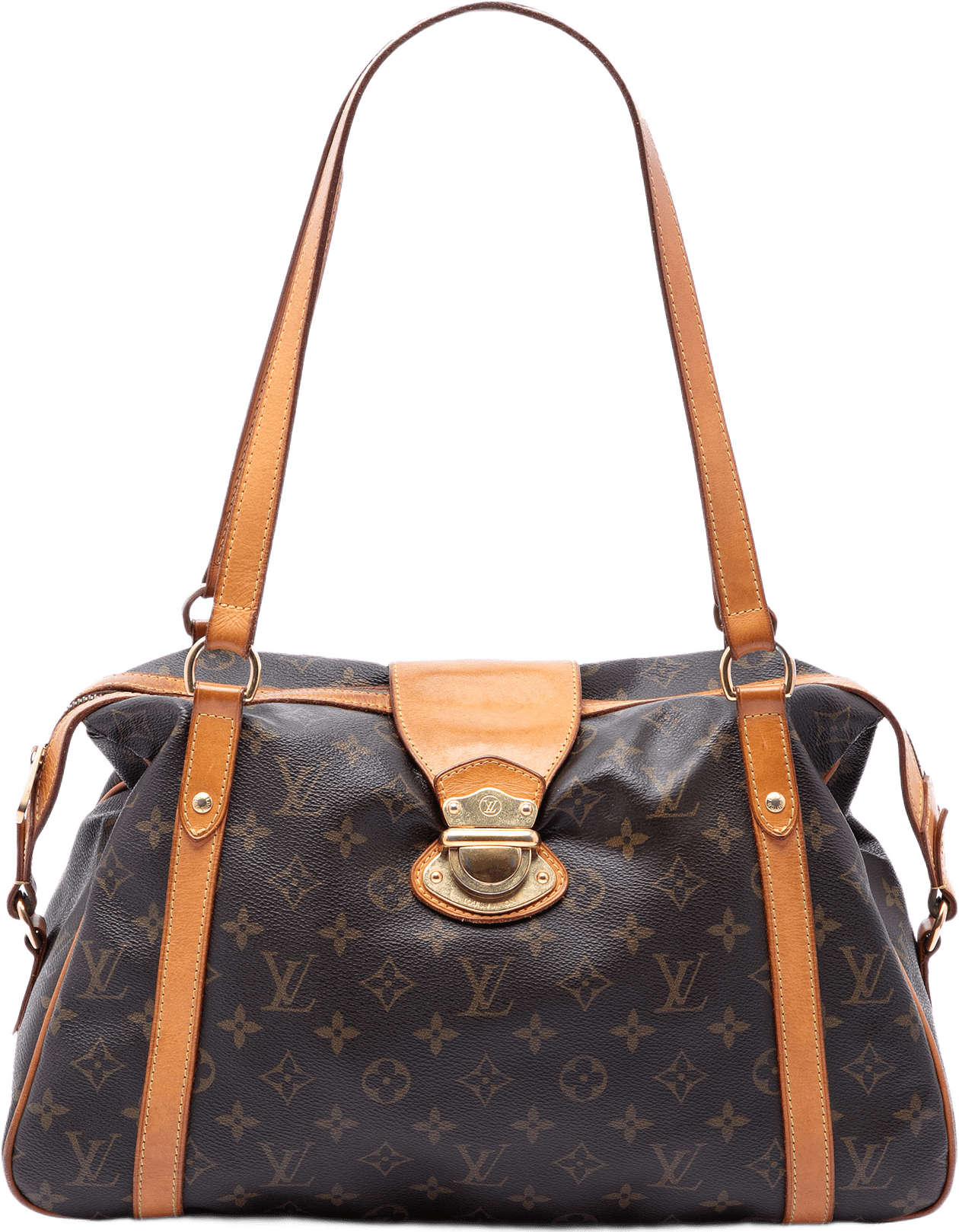 Louis Vuitton Monogram Stresa Gm, från Luxclusif, i färgen brown.