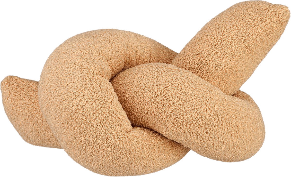 Knut Prydnadskudde, från Svanefors, i färgen brun.