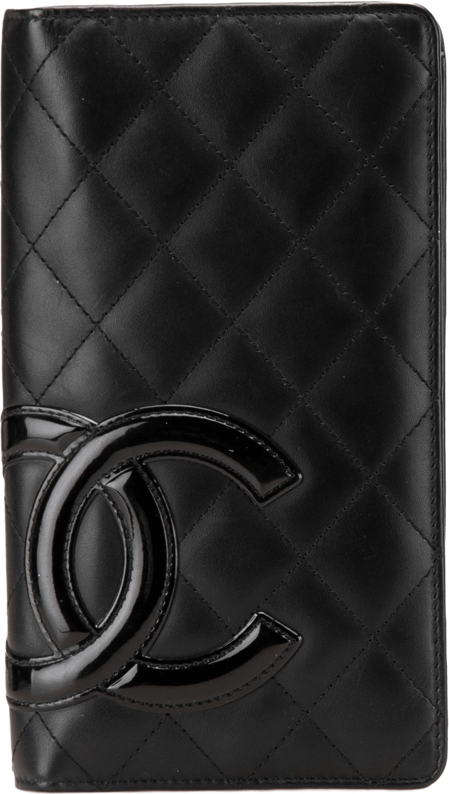 Chanel Quilted Lambskin Cambon Ligne Bifold Wallet
