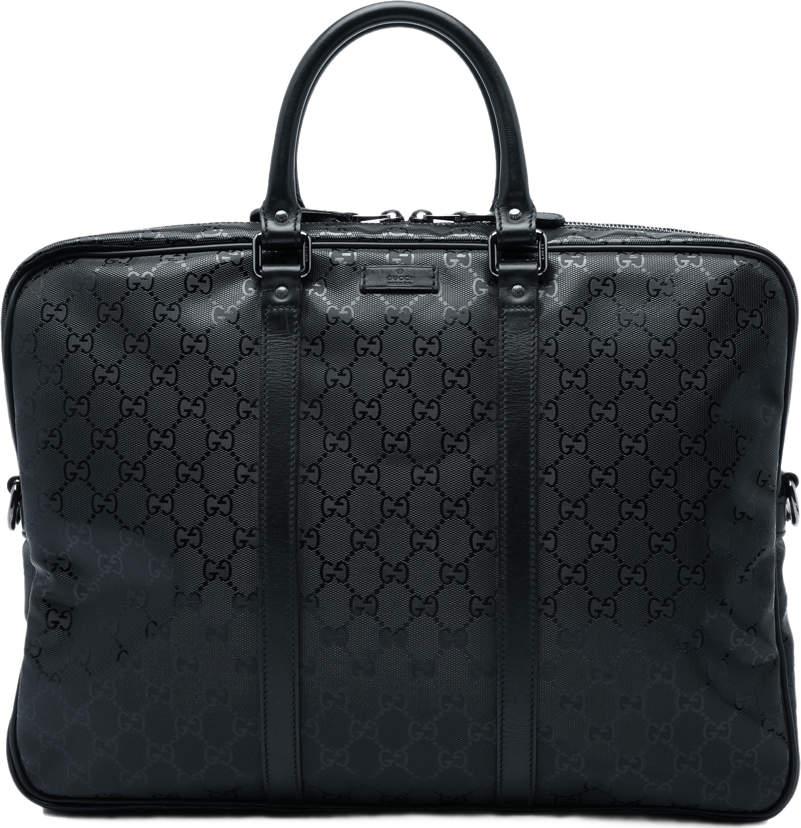 Gucci Gg Imprime Business Bag, från Luxclusif, i färgen svart.
