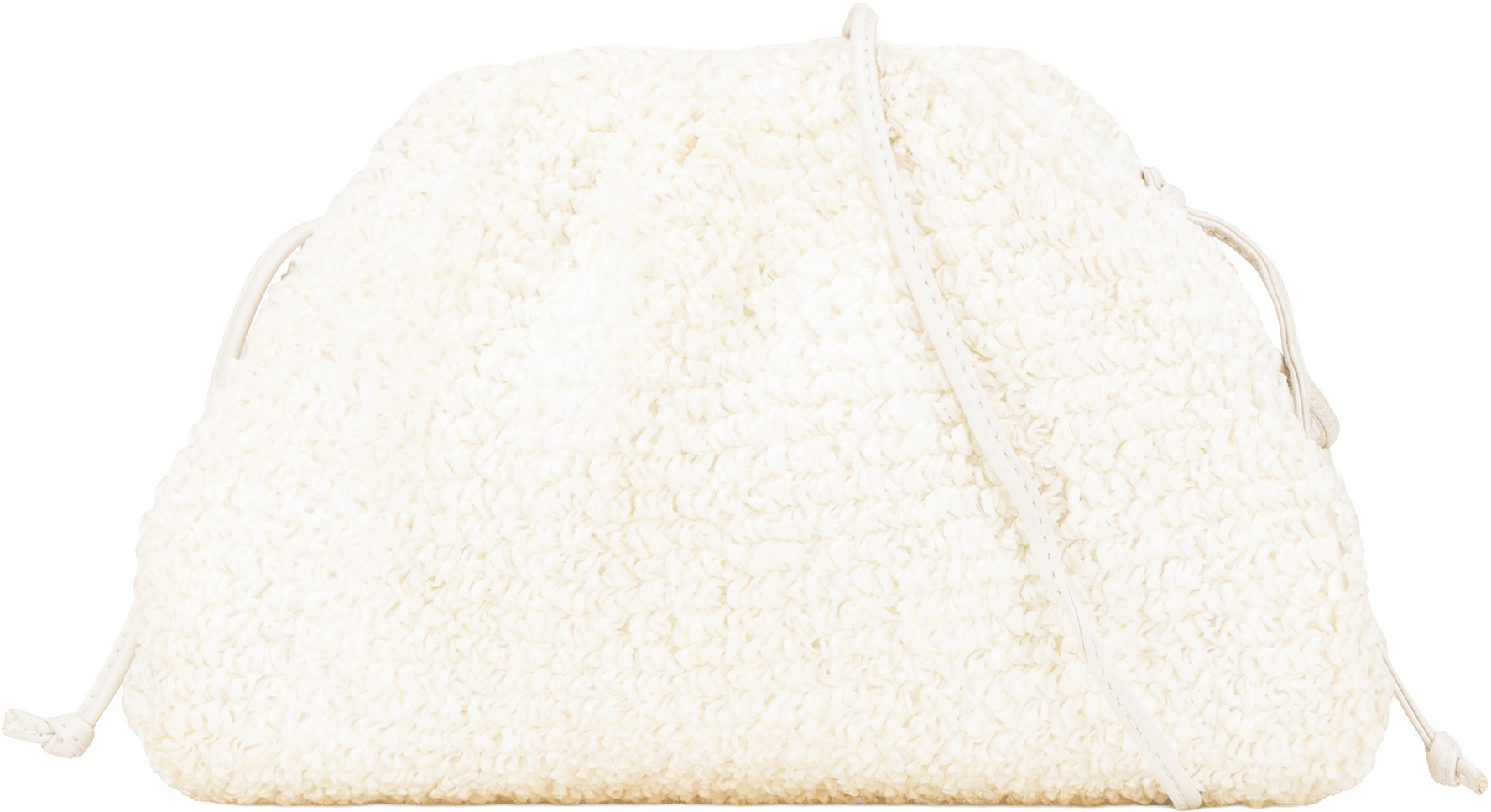 Bottega Veneta Boucle Raffia The Mini Pouch