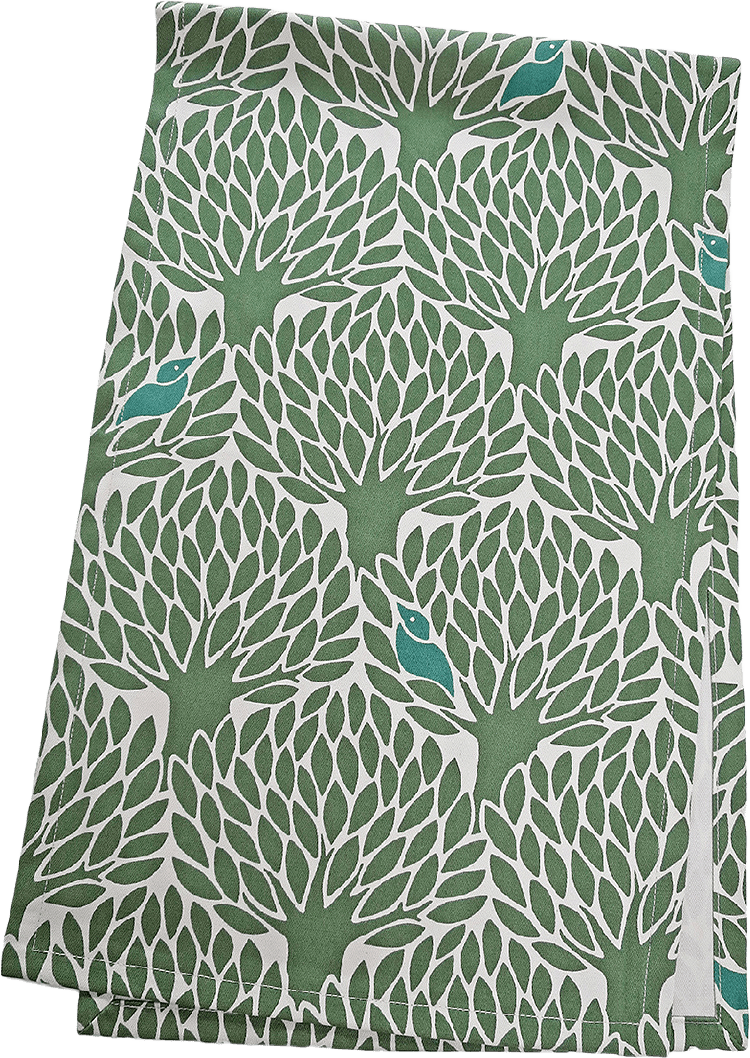 Bordslöpare Gömställe, från Gyllstad, i färgen grön.