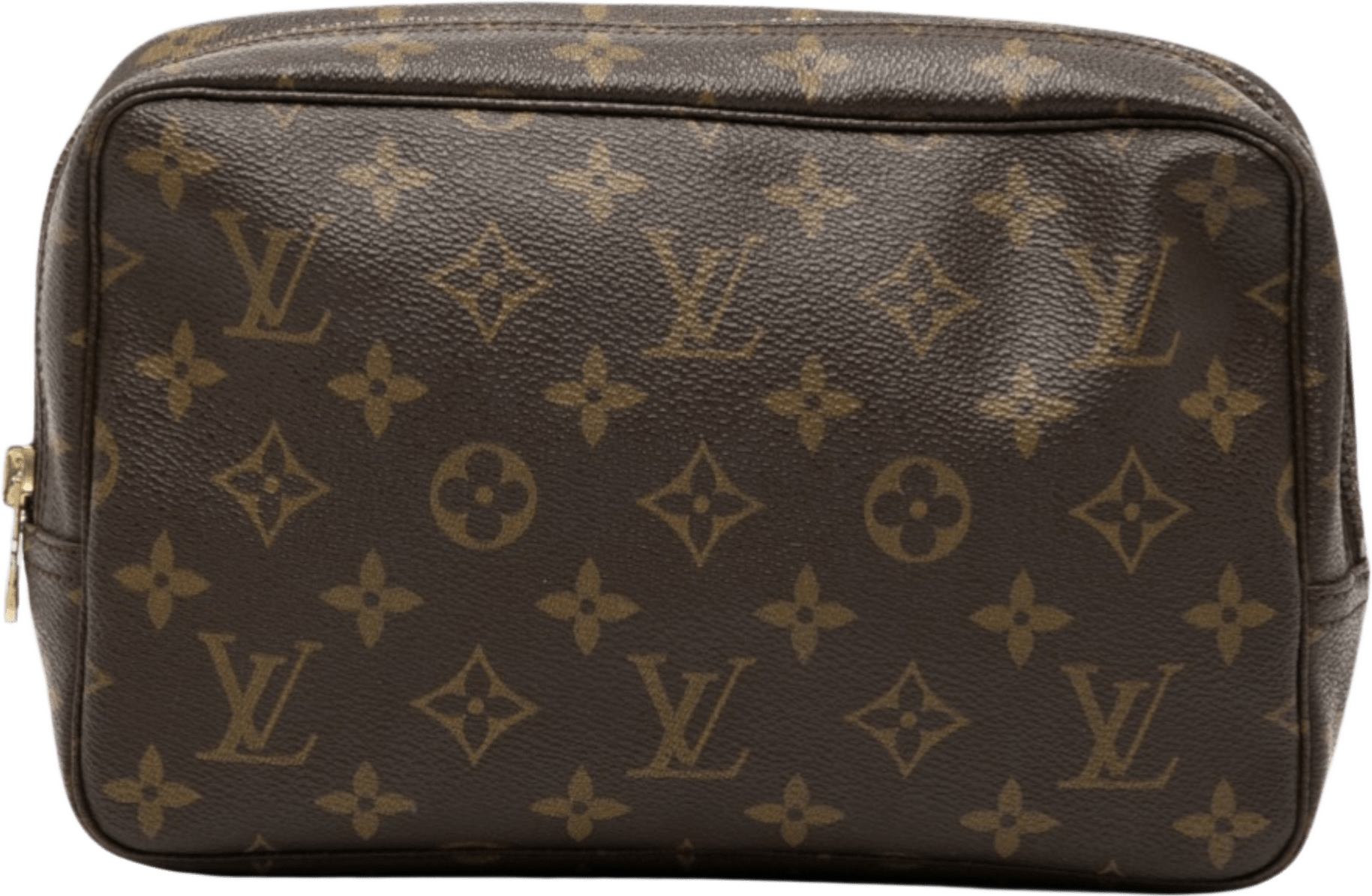 Louis Vuitton Monogram Trousse Toilette 23, från Luxclusif, i färgen brown.