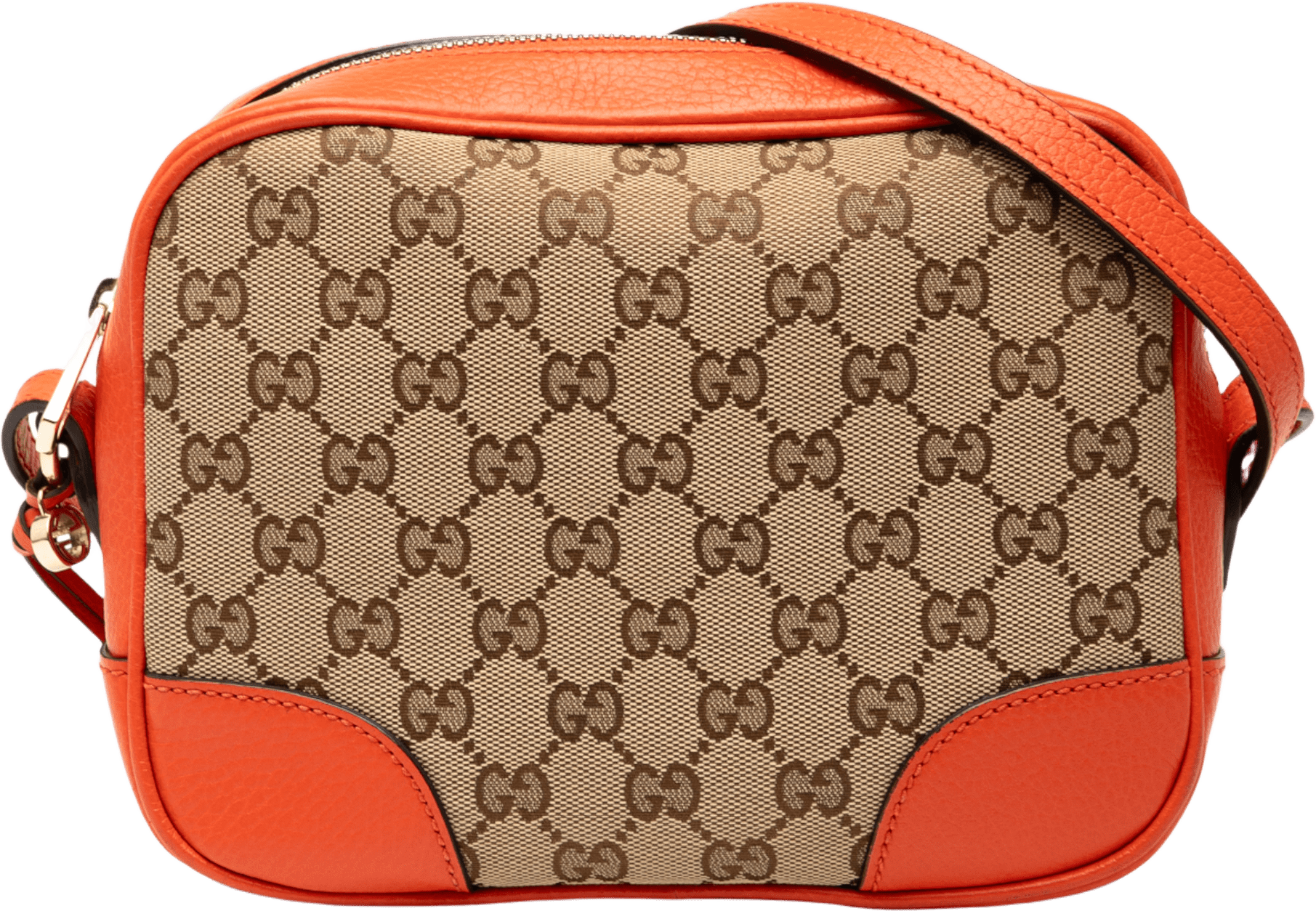 Gucci Gg Canvas Bree Crossbody, från Luxclusif, i färgen beige.