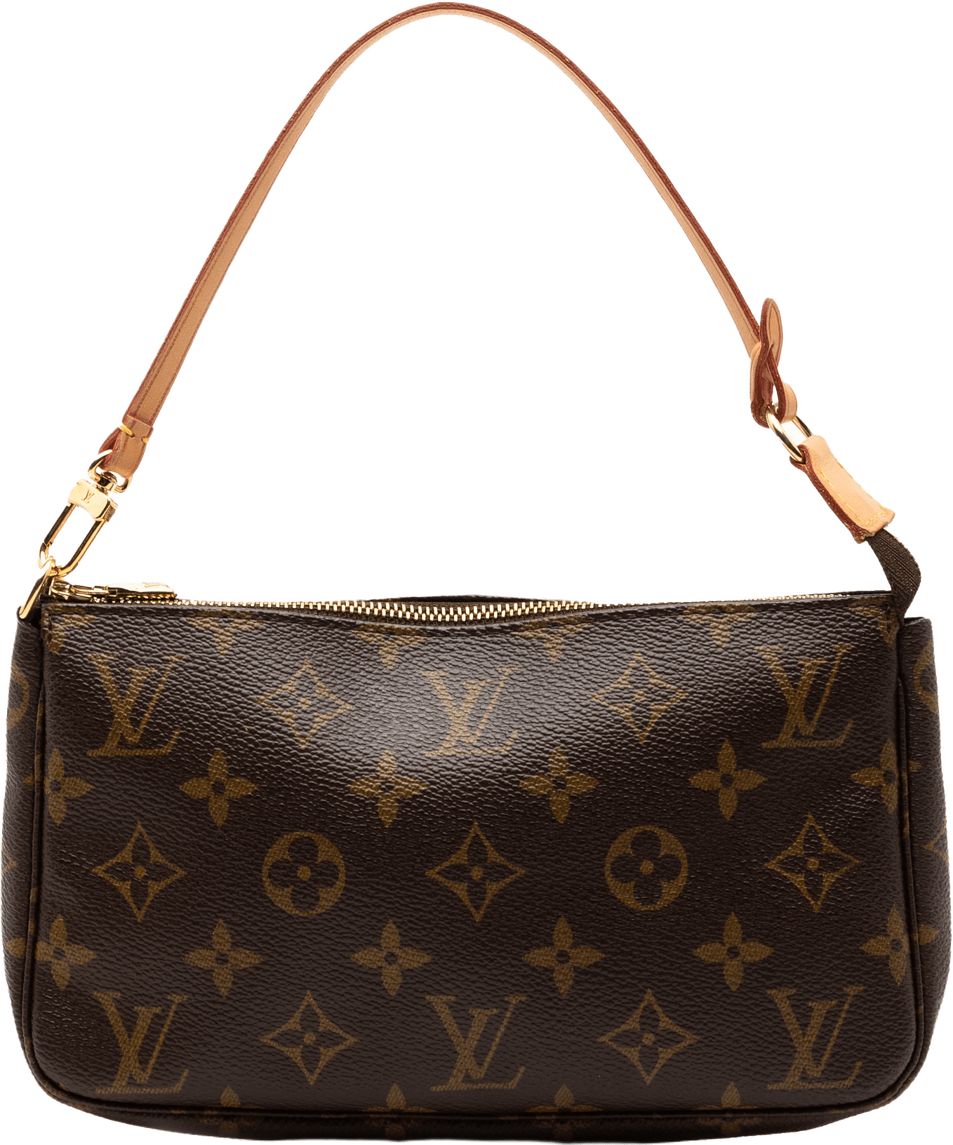 Louis Vuitton Monogram Pochette Accessoires, från Luxclusif, i färgen brown.
