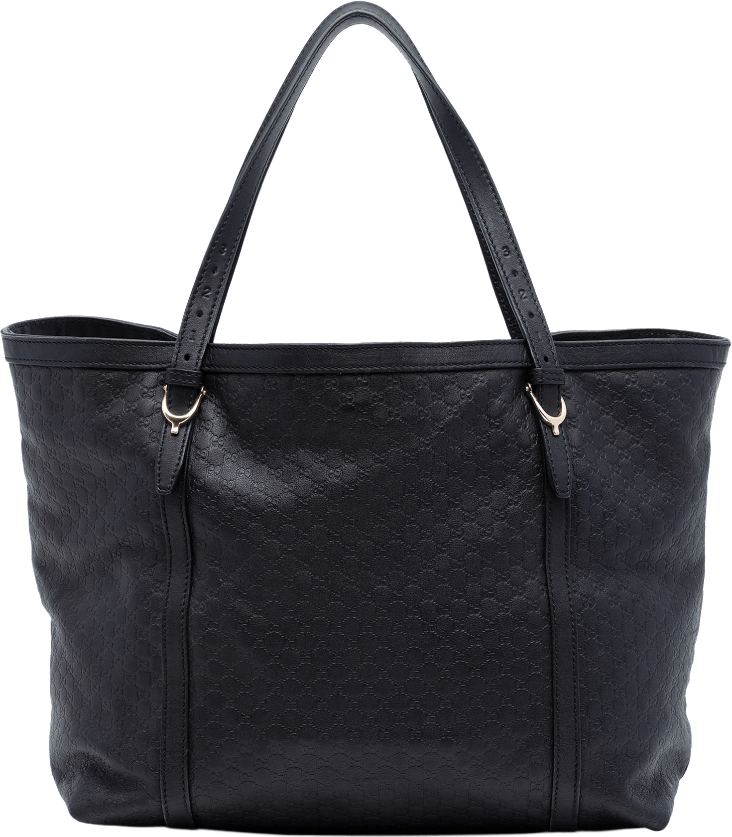 Gucci Microguccissima Nice Tote, från Luxclusif, i färgen black.