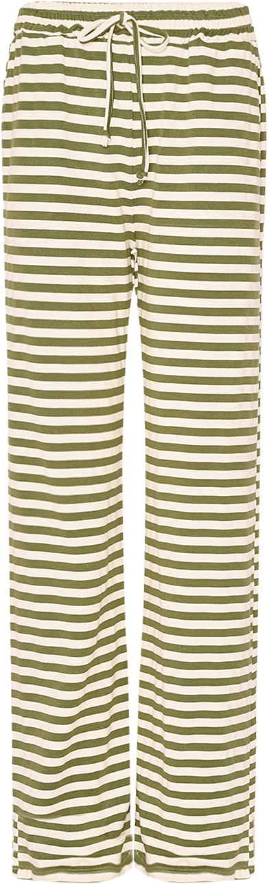 Ibi, Pants - Dark Army/white Stripes