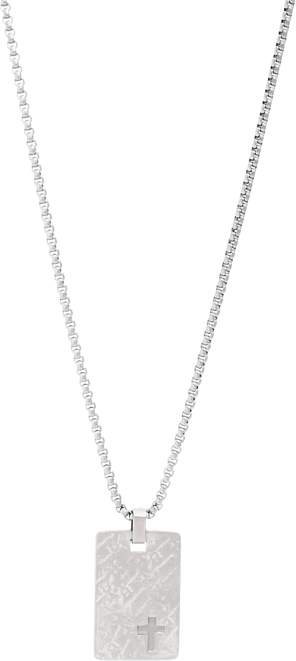 Hjalmar | Stålhalsband | Dog Tag, från by BILLGREN, i färgen stål.