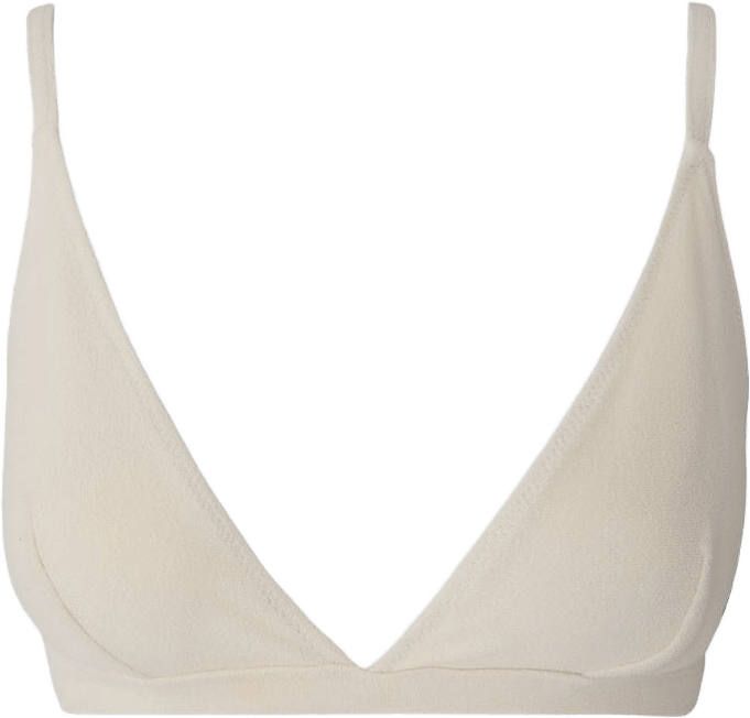 Triangle Bikini Top, från Understatement, i färgen cream.