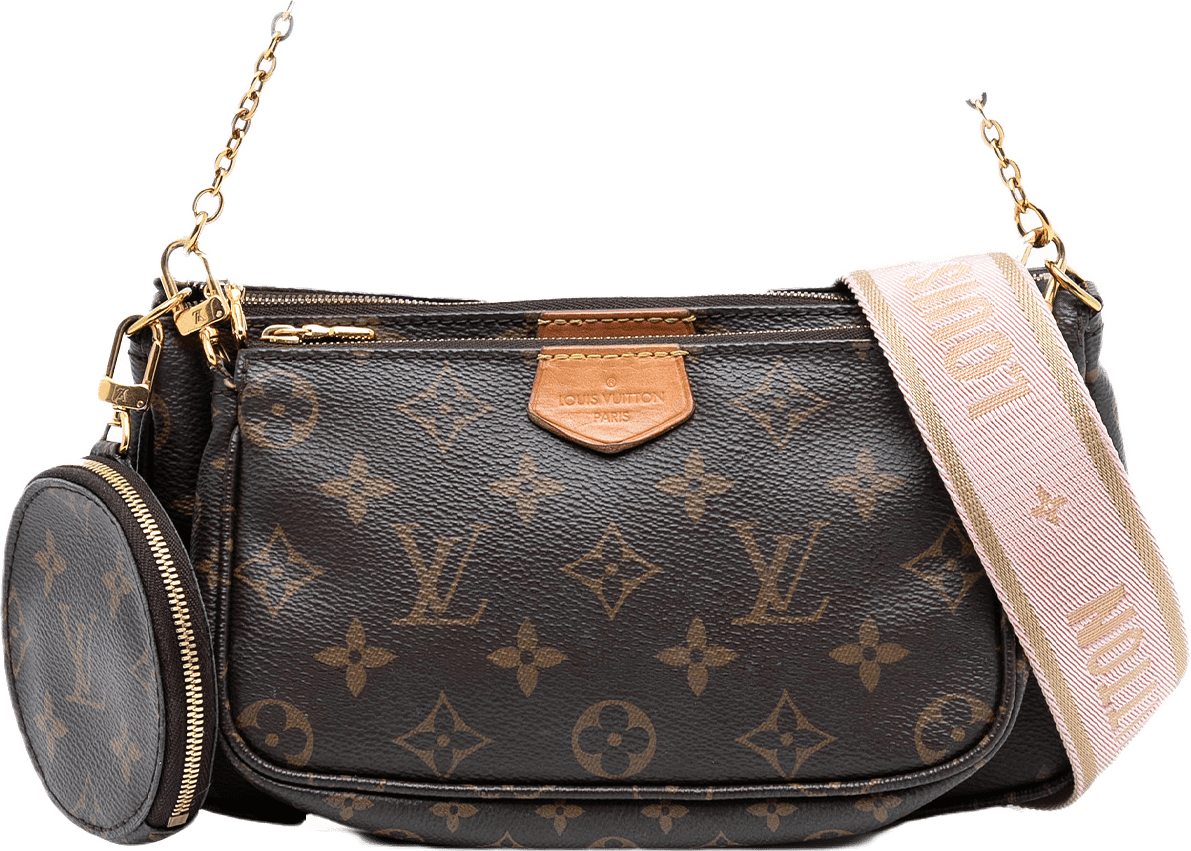 Louis Vuitton Monogram Multi Pochette Accessoires, från Luxclusif, i färgen brown.